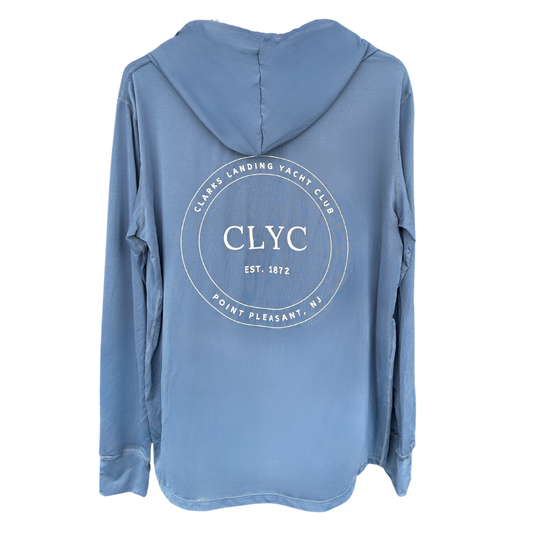 CLYC Blue Hooded Sun Shirt