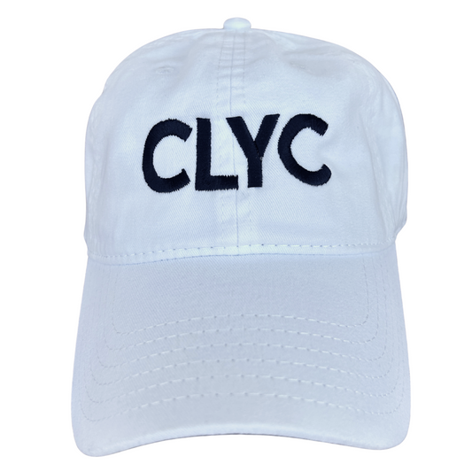 CLYC Embroidered Hat - White